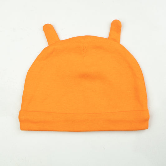 Newborn Unisex Cap Color Orange