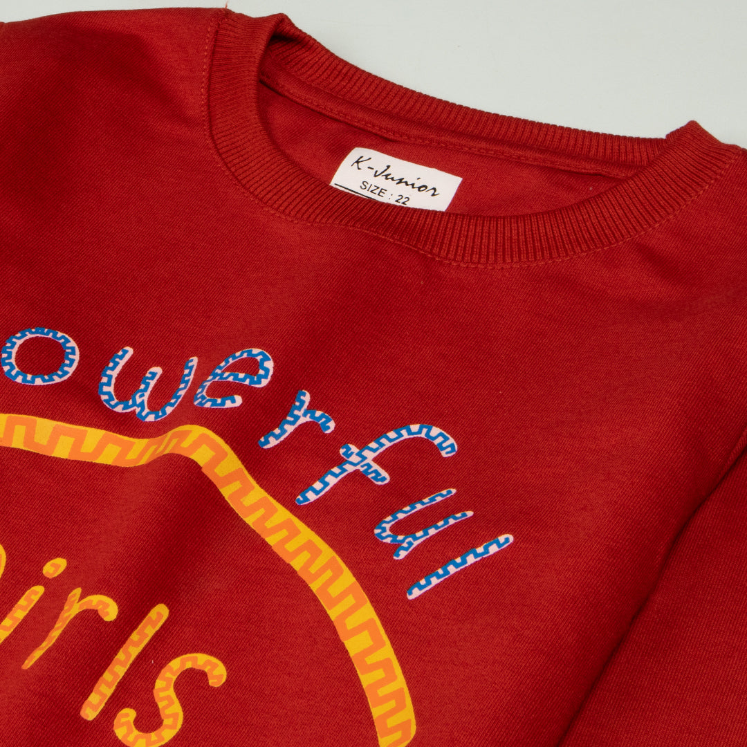 Girls Sweatshirt Code- ( Power Full Girls Team )