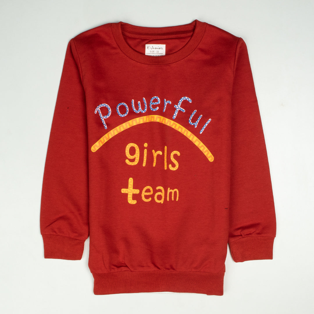Girls Sweatshirt Code- ( Power Full Girls Team )