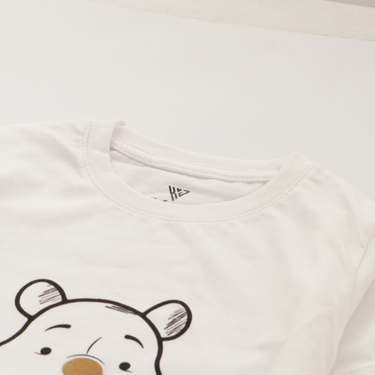 Boys Half Sleeves 2 Piece Suit (Pooh)