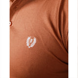 Men's Half Sleeve K Logo T-Shirt Color Camel