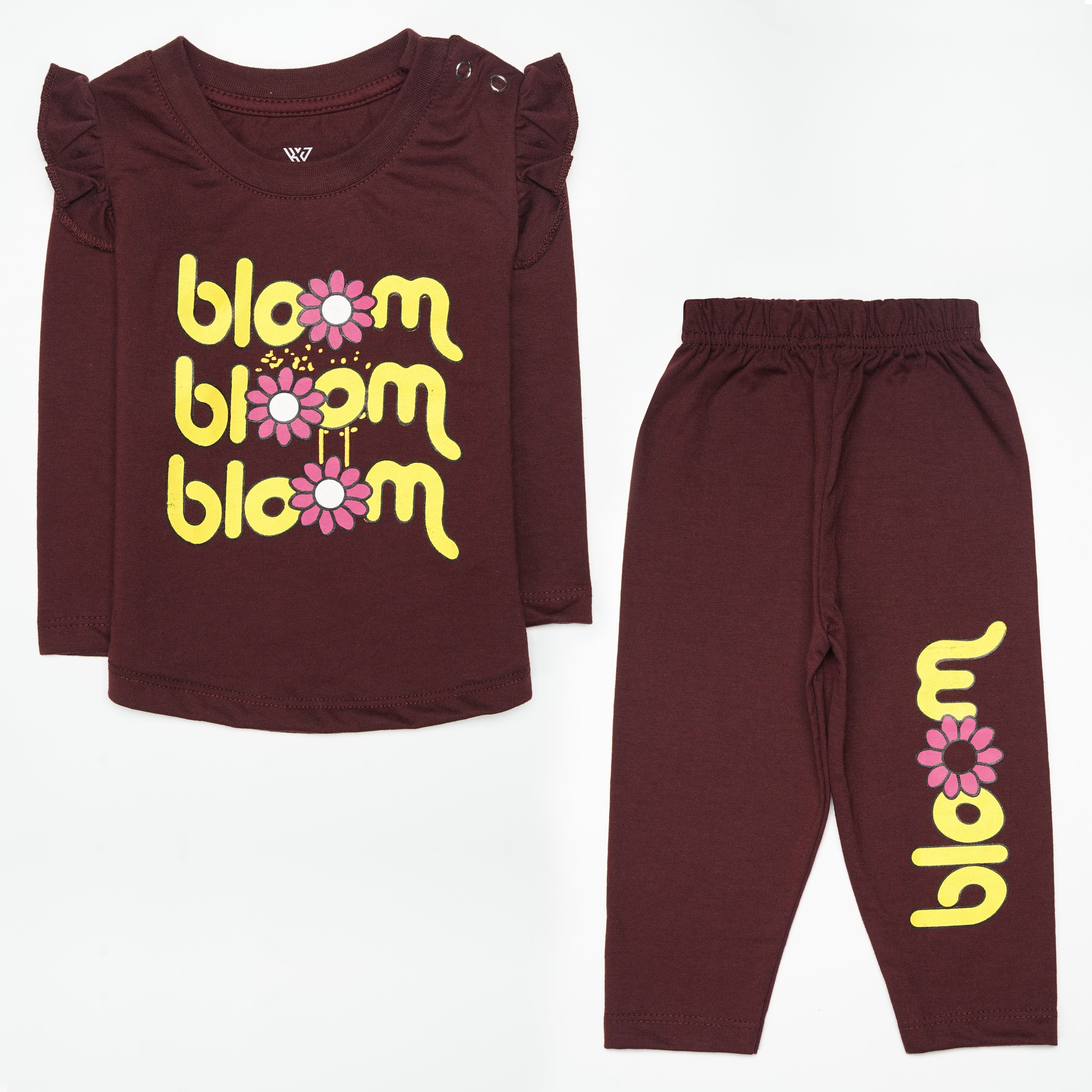 Infant Baby Printed Full Sleeve Suit (Bloom)