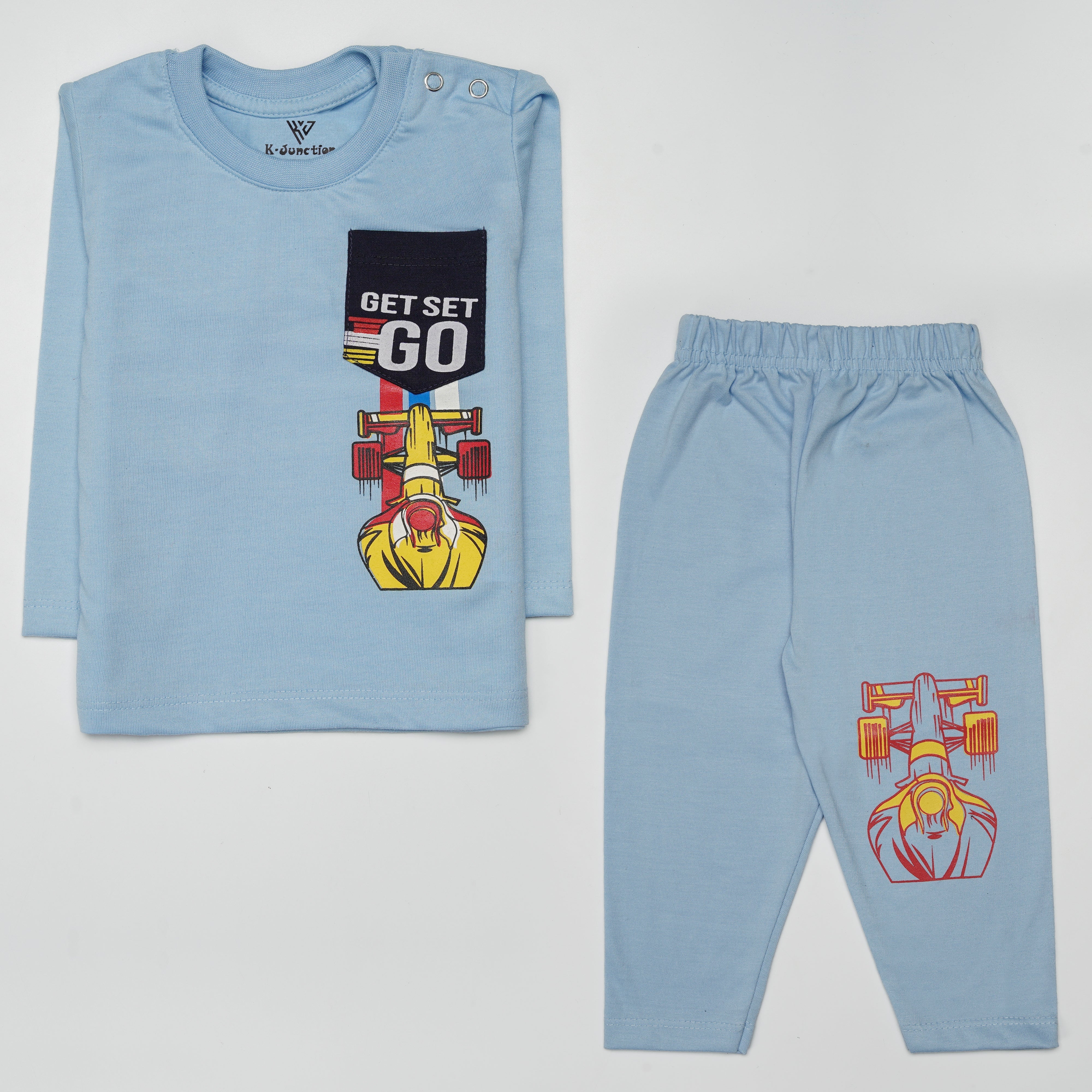 Infant Baba Printed Full Sleeve Suit (GO)
