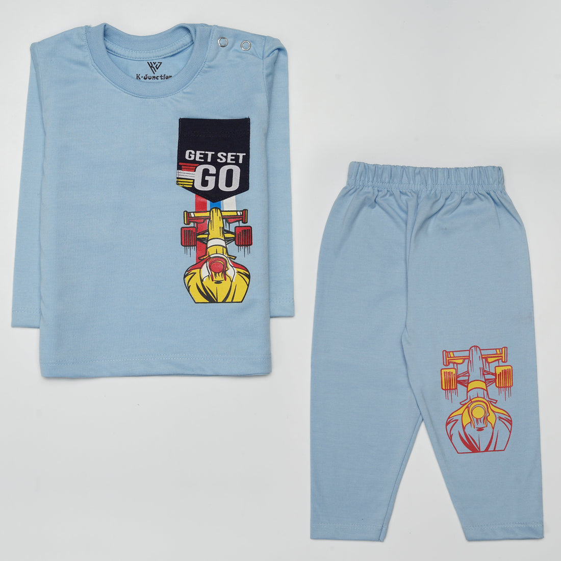 Infant Baba Printed Full Sleeve Suit (GO)