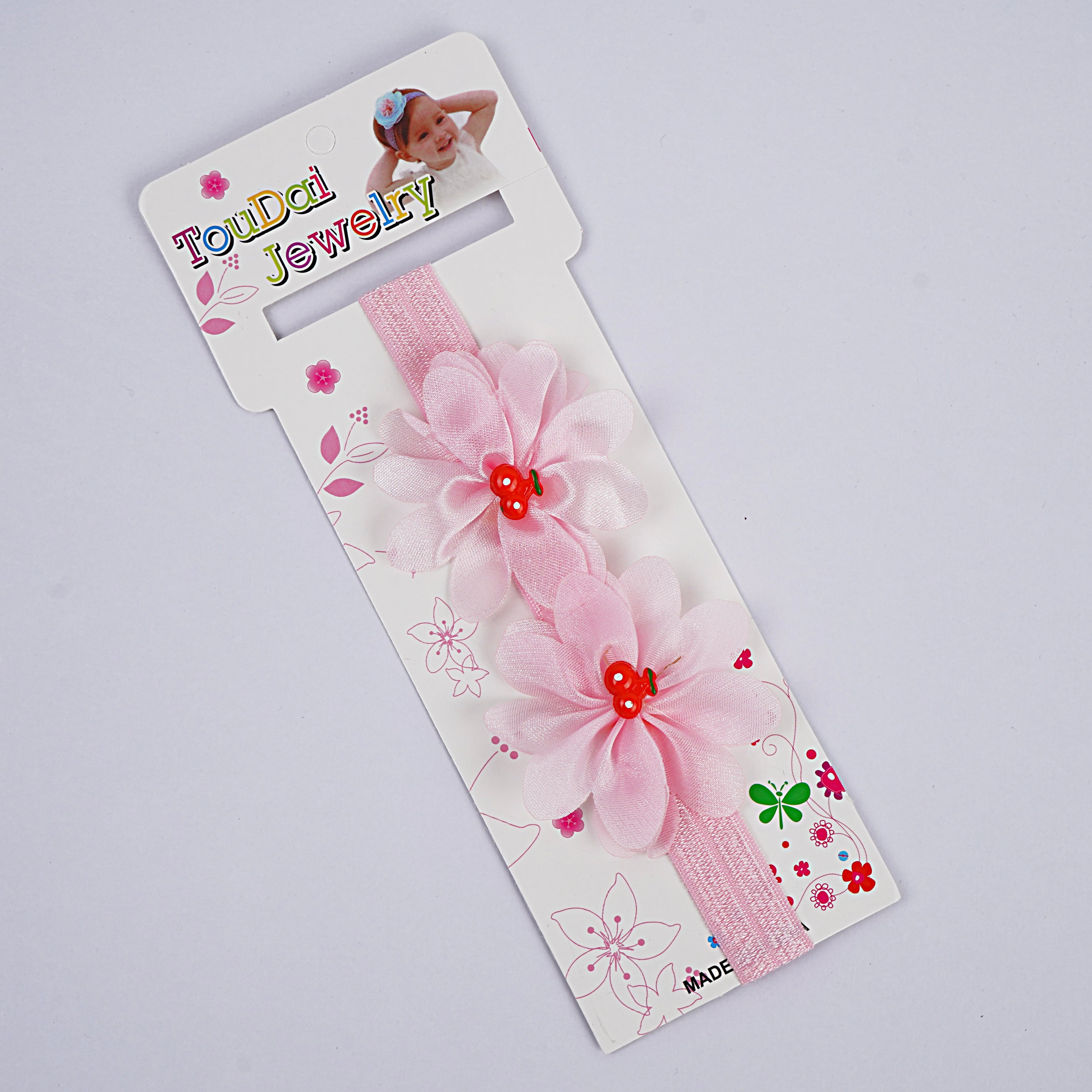Kids Head Band - Skin, Pink, Dark Pink, Grey & White