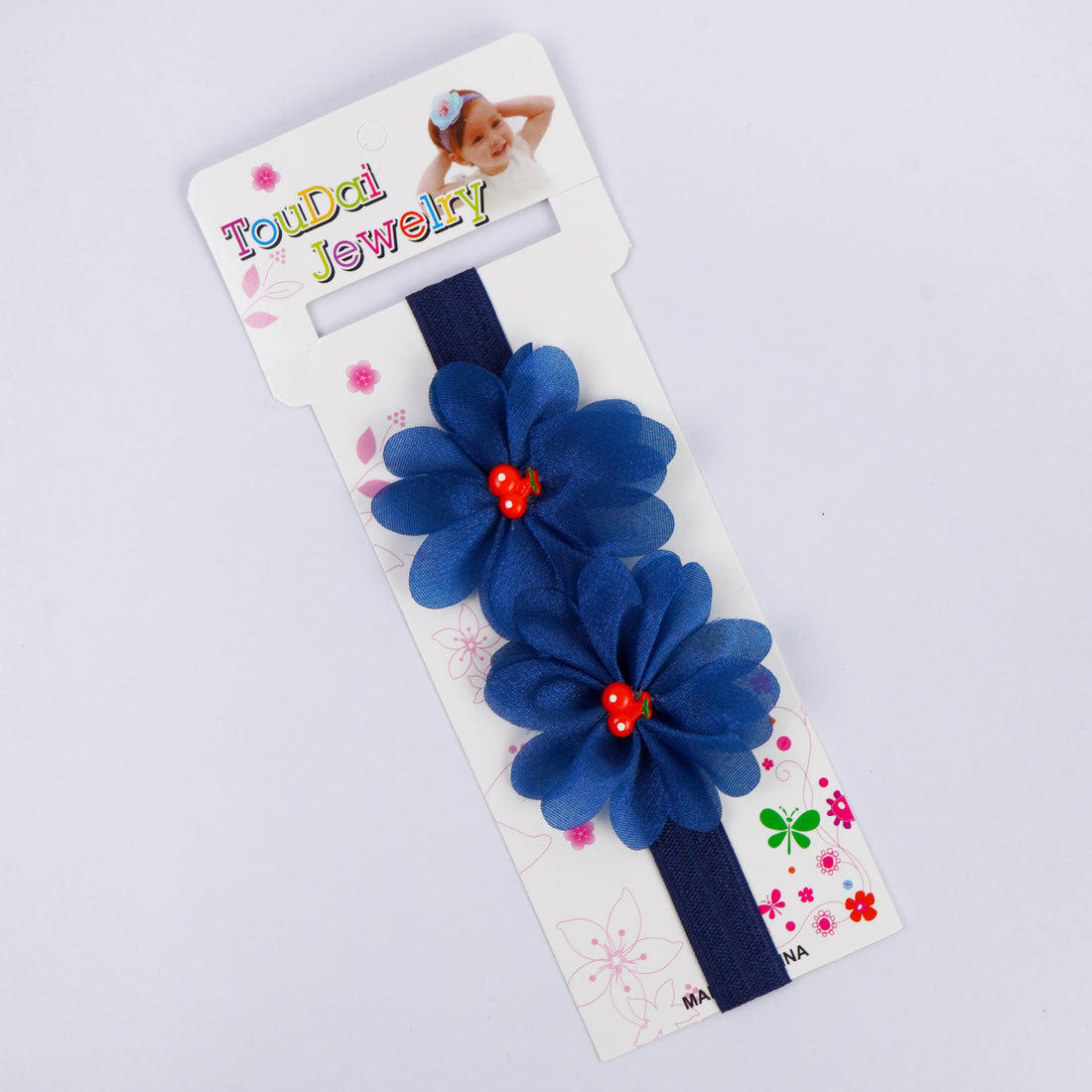 Kids Head Band - Skin, Pink, Dark Pink, Grey & White