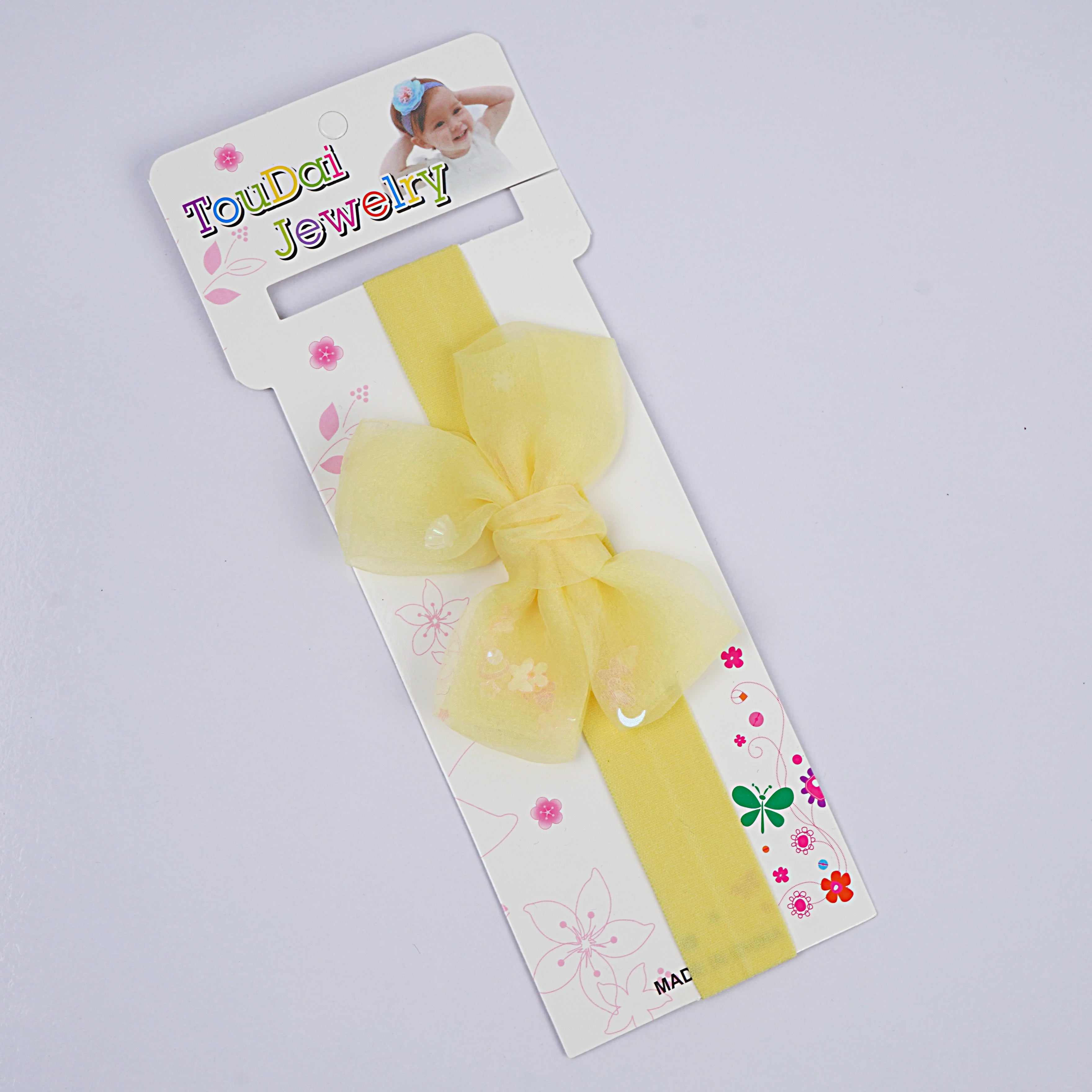 Kids Head Band - Green, Pink, Yellow, Purple & Peach