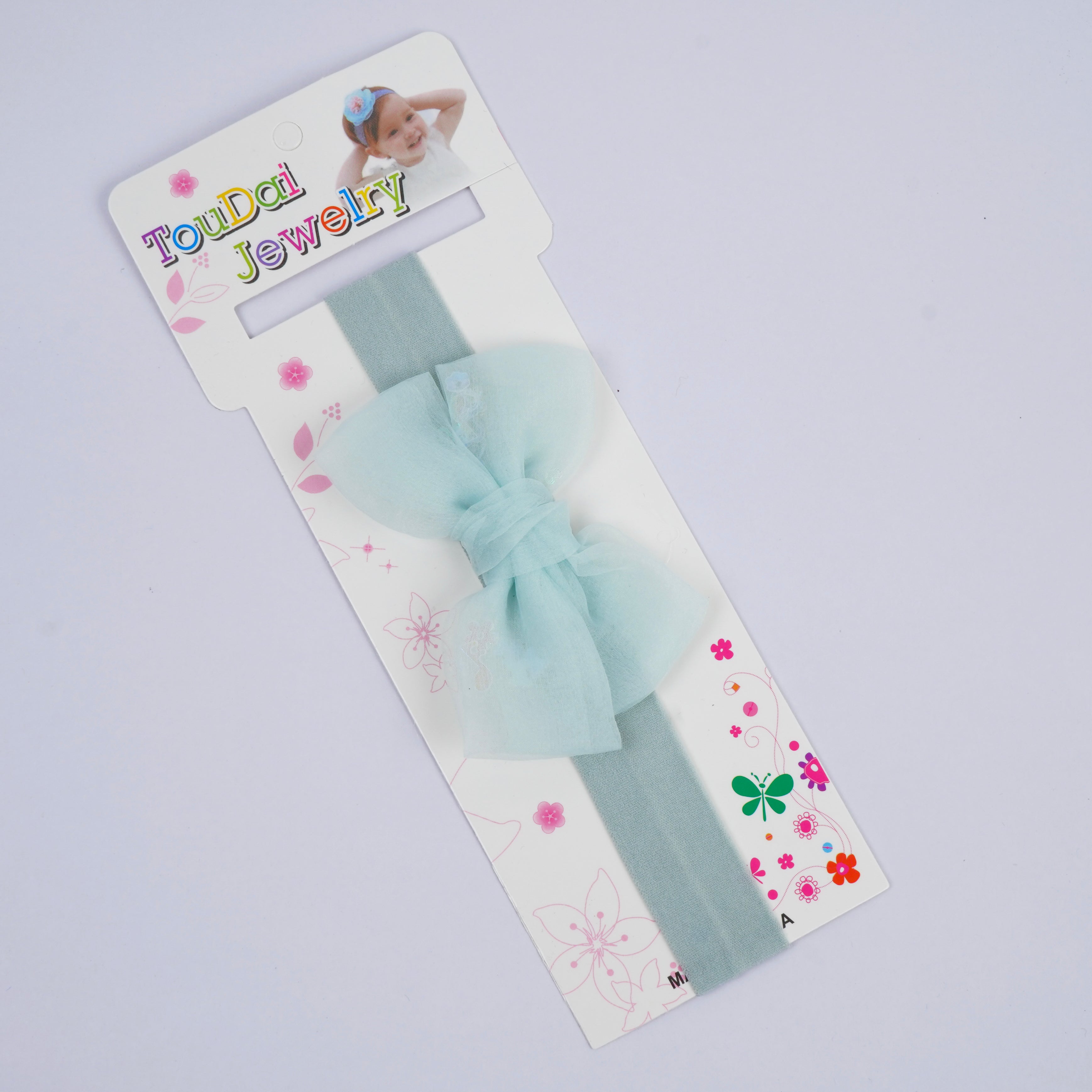Kids Head Band - Green, Pink, Yellow, Purple & Peach
