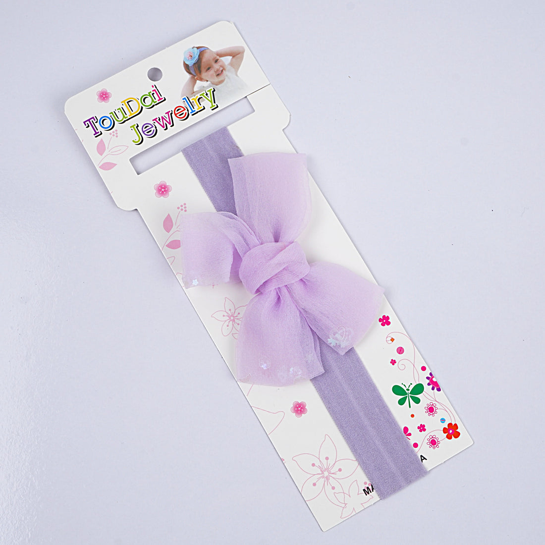 Kids Head Band - Green, Pink, Yellow, Purple & Peach