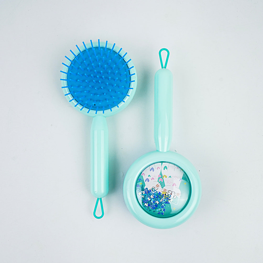 Kids Hair Brush - Green, Purple, Orange & Pink