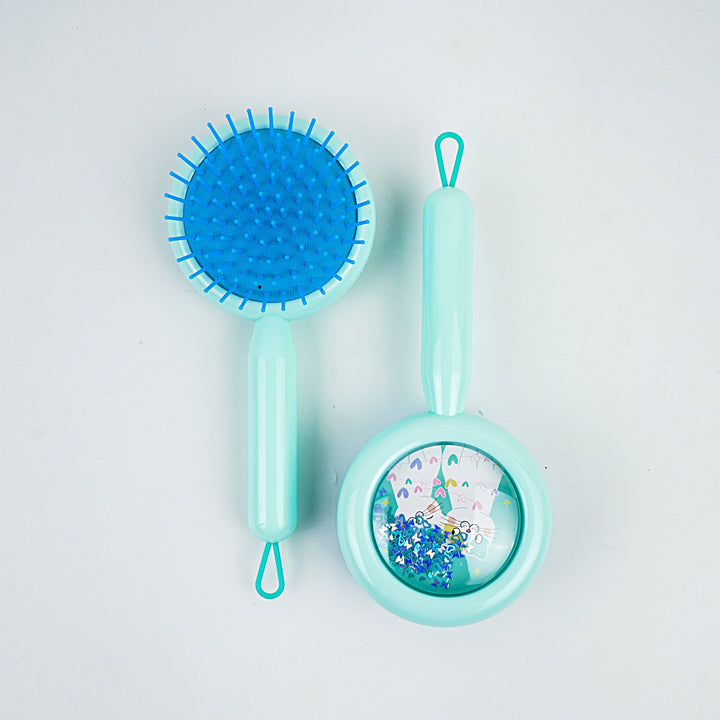 Kids Hair Brush - Green, Purple, Orange & Pink