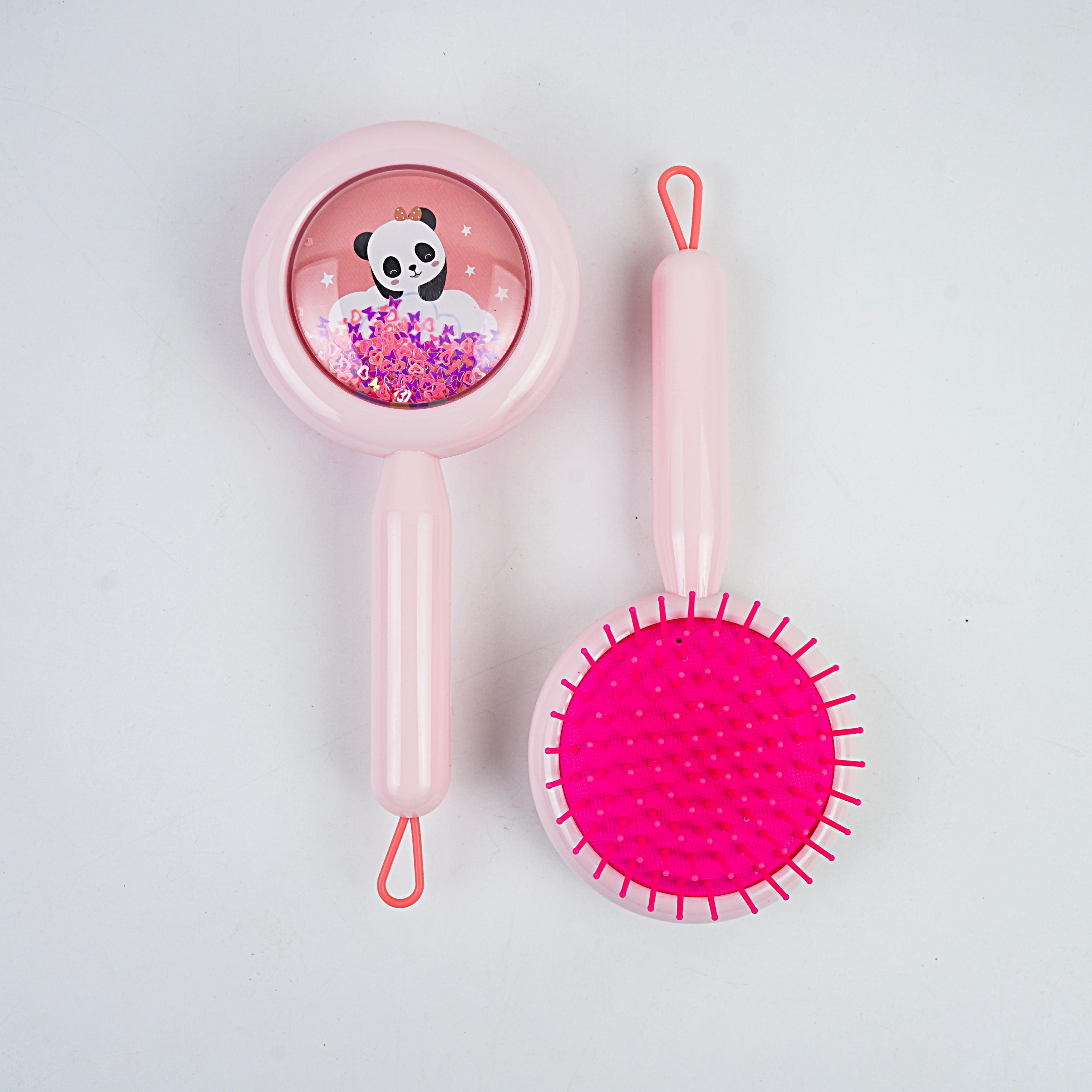Kids Hair Brush - Green, Purple, Orange & Pink