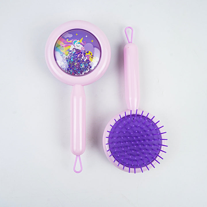 Kids Hair Brush - Green, Purple, Orange & Pink