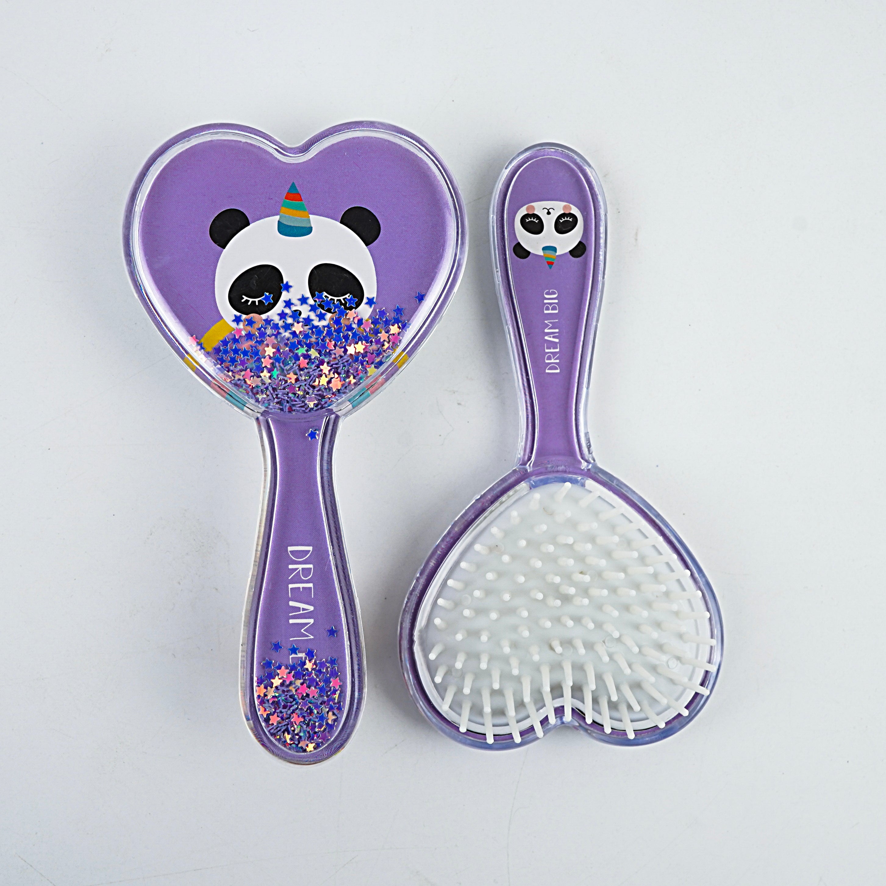 Kids Hair Brush - Purple, Yellow, Blue & Pink