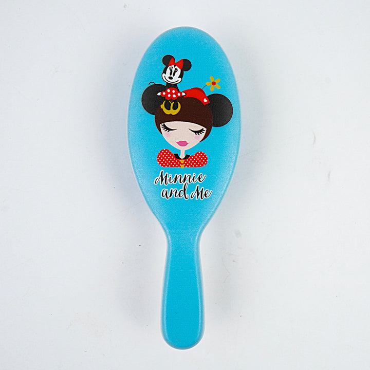 Kids Hair Brush - Blue, Pink-Orange & White