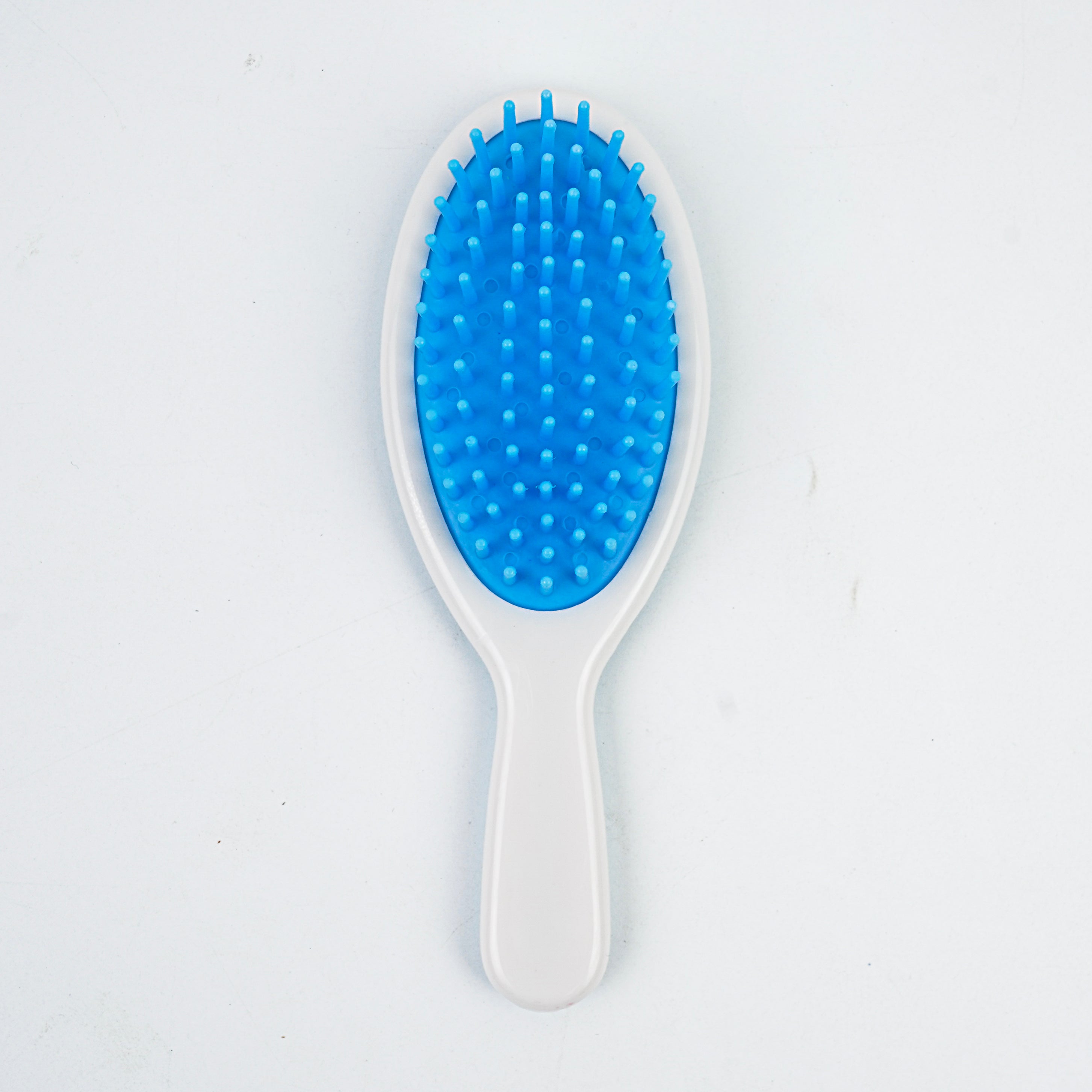 Kids Hair Brush - Blue, Pink-Orange & White
