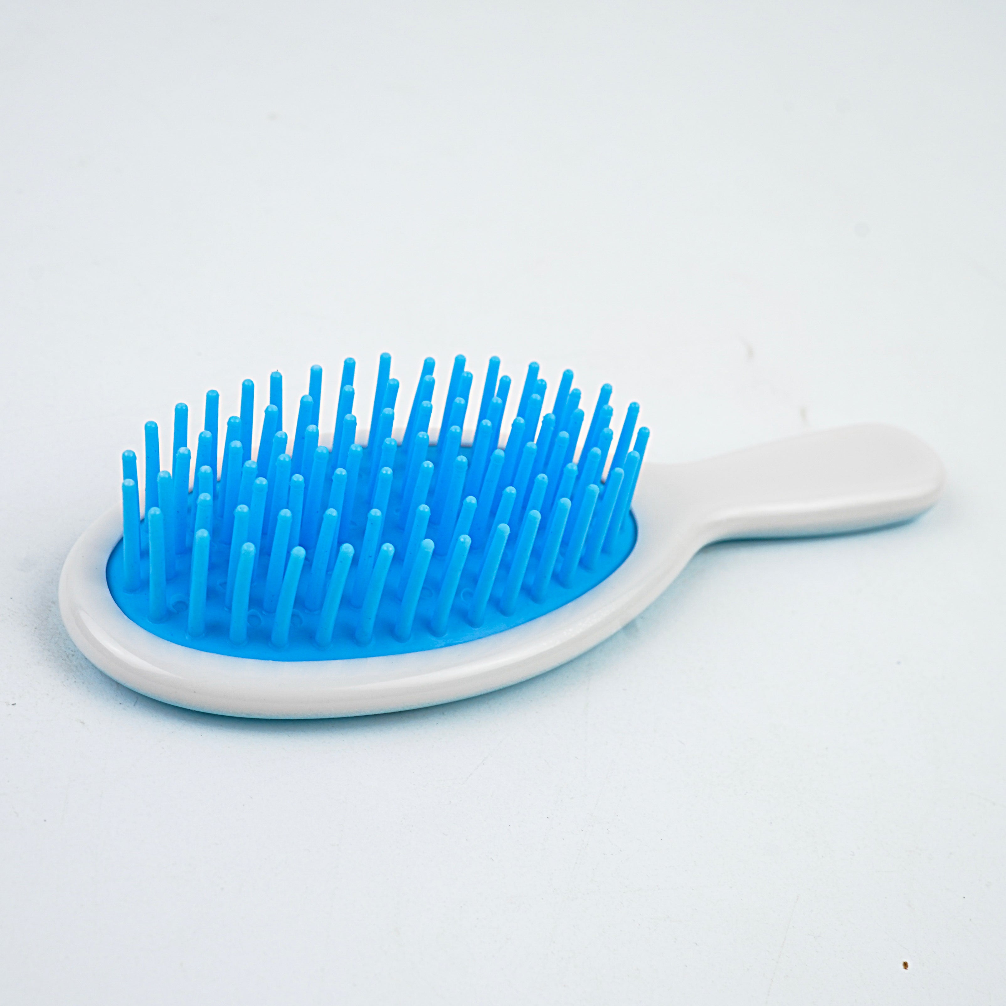 Kids Hair Brush - Blue, Pink-Orange & White