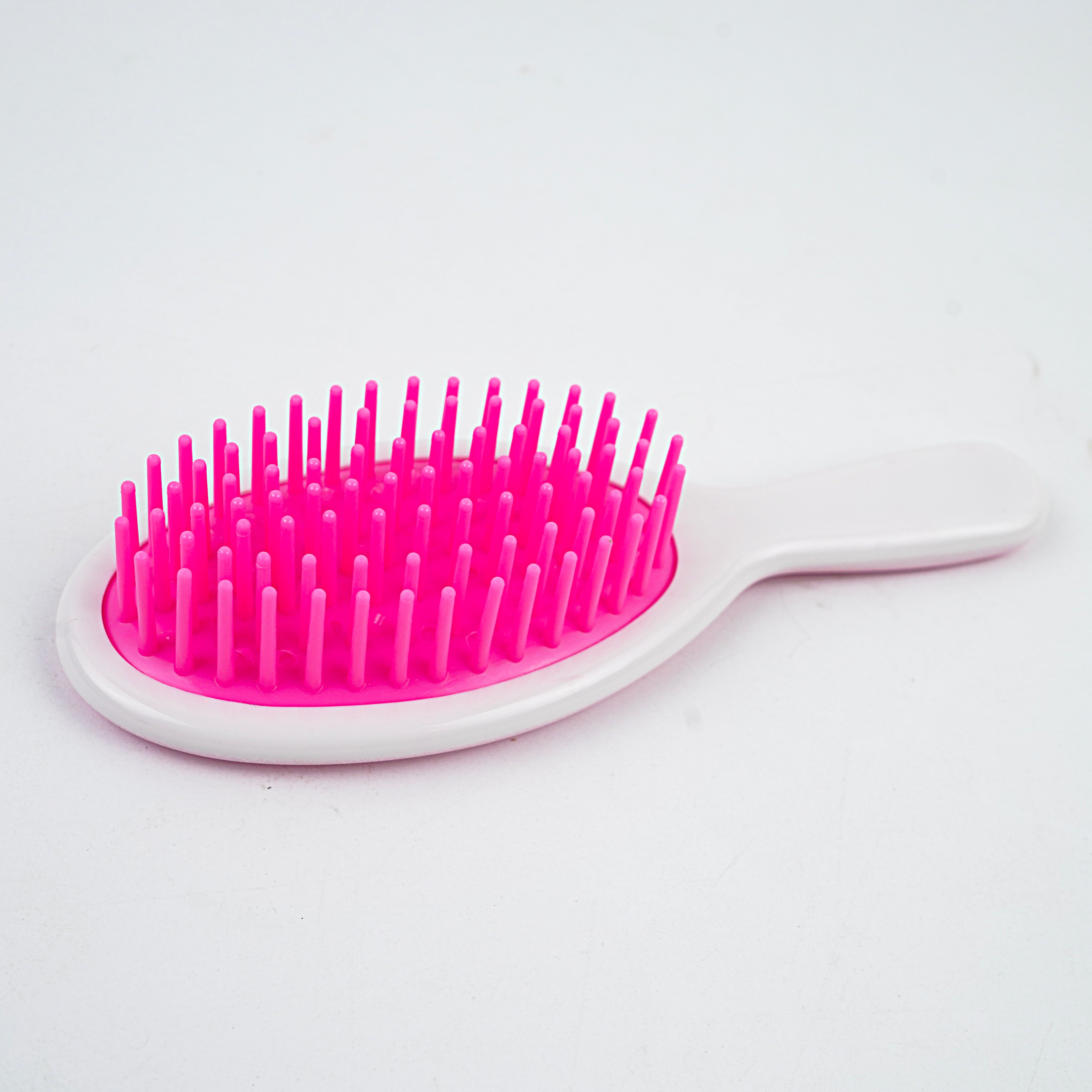 Kids Hair Brush - Blue, Pink-Orange & White