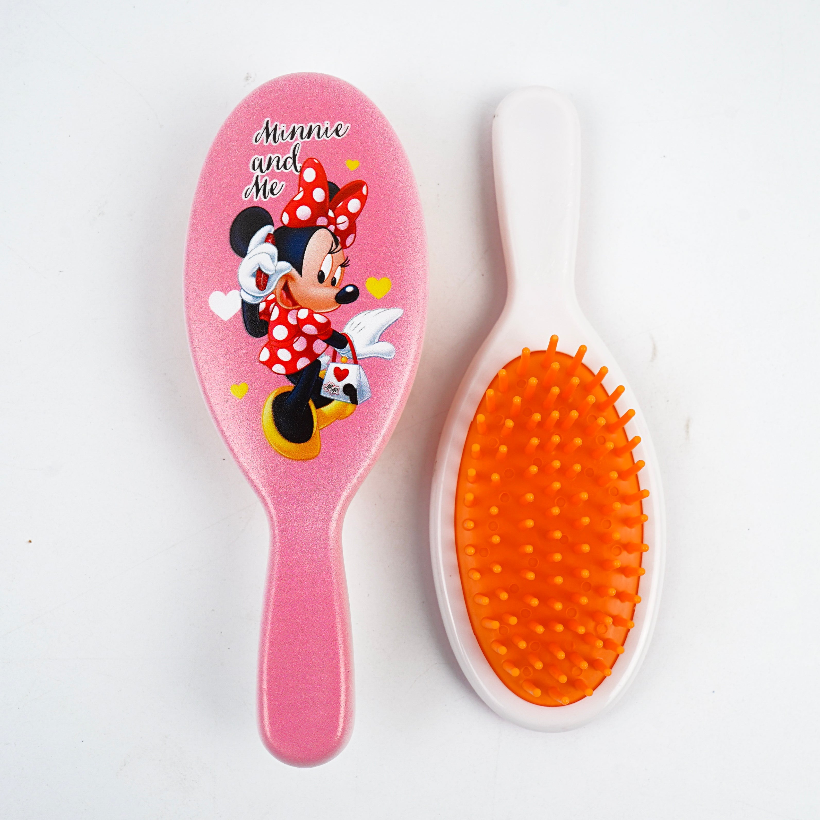 Kids Hair Brush - Blue, Pink-Orange & White