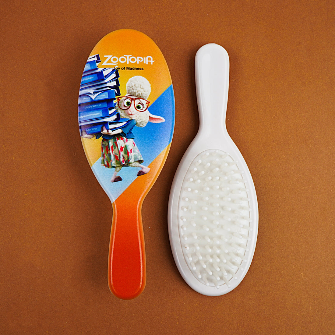 Kids Hair Brush - Orange, Blue, Pink & White