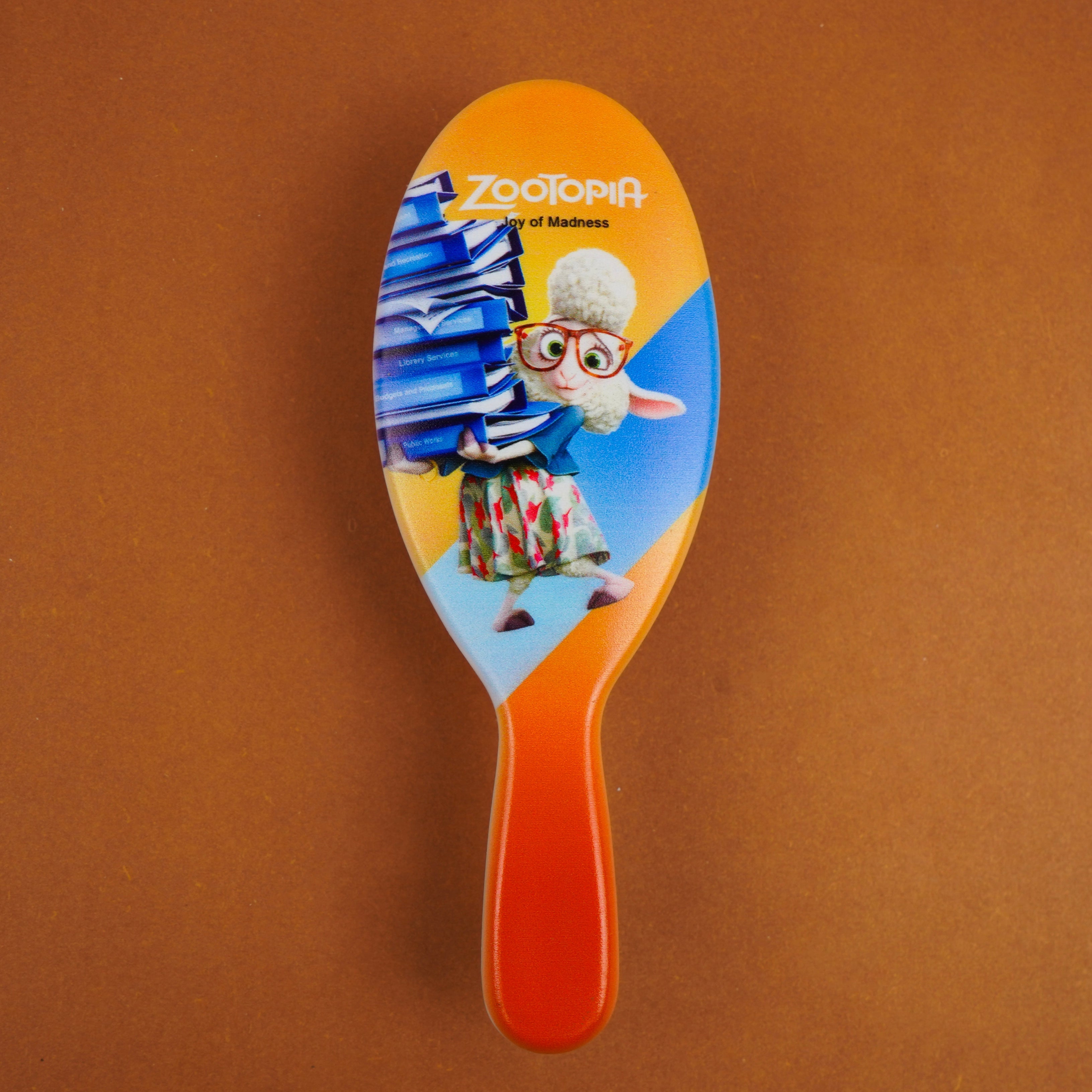 Kids Hair Brush - Orange, Blue, Pink & White