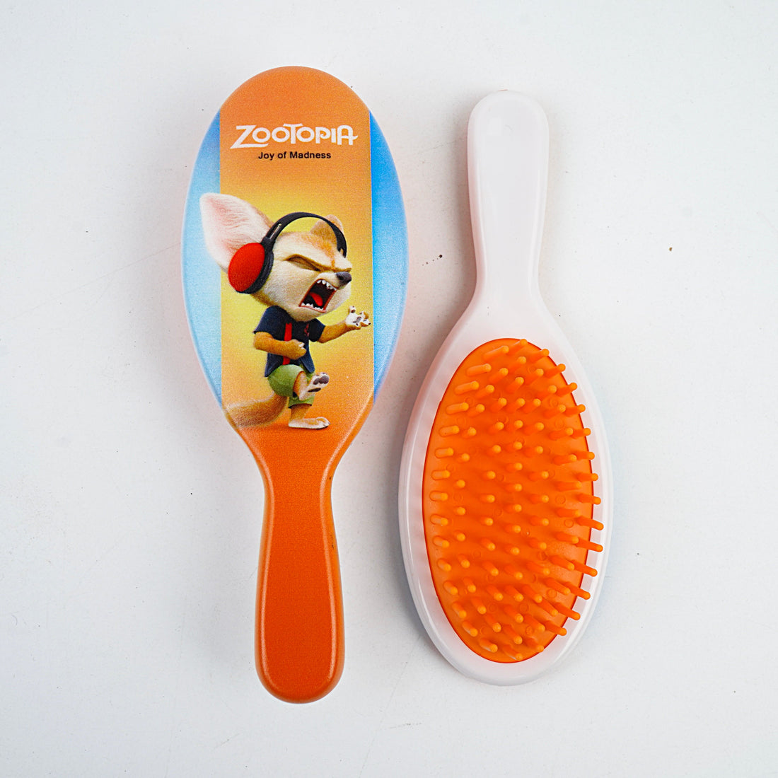Kids Hair Brush - Orange, Blue, Pink & White