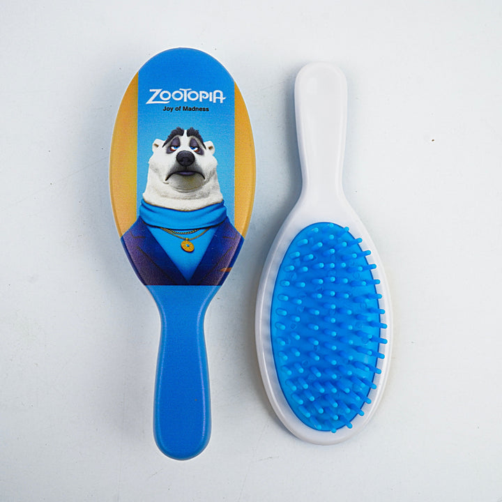 Kids Hair Brush - Orange, Blue, Pink & White