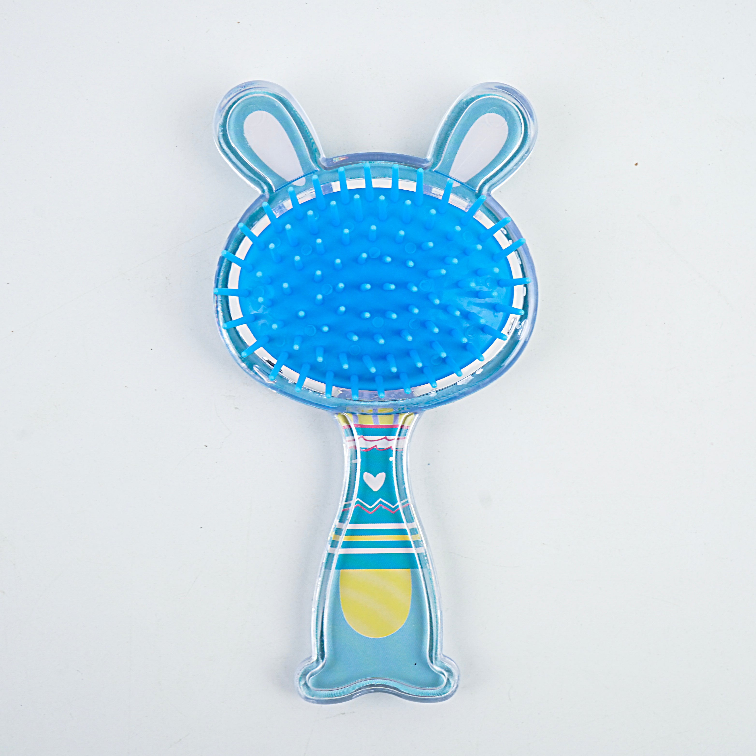 Kids Hair Brush - Blue, White, Yellow & Pink