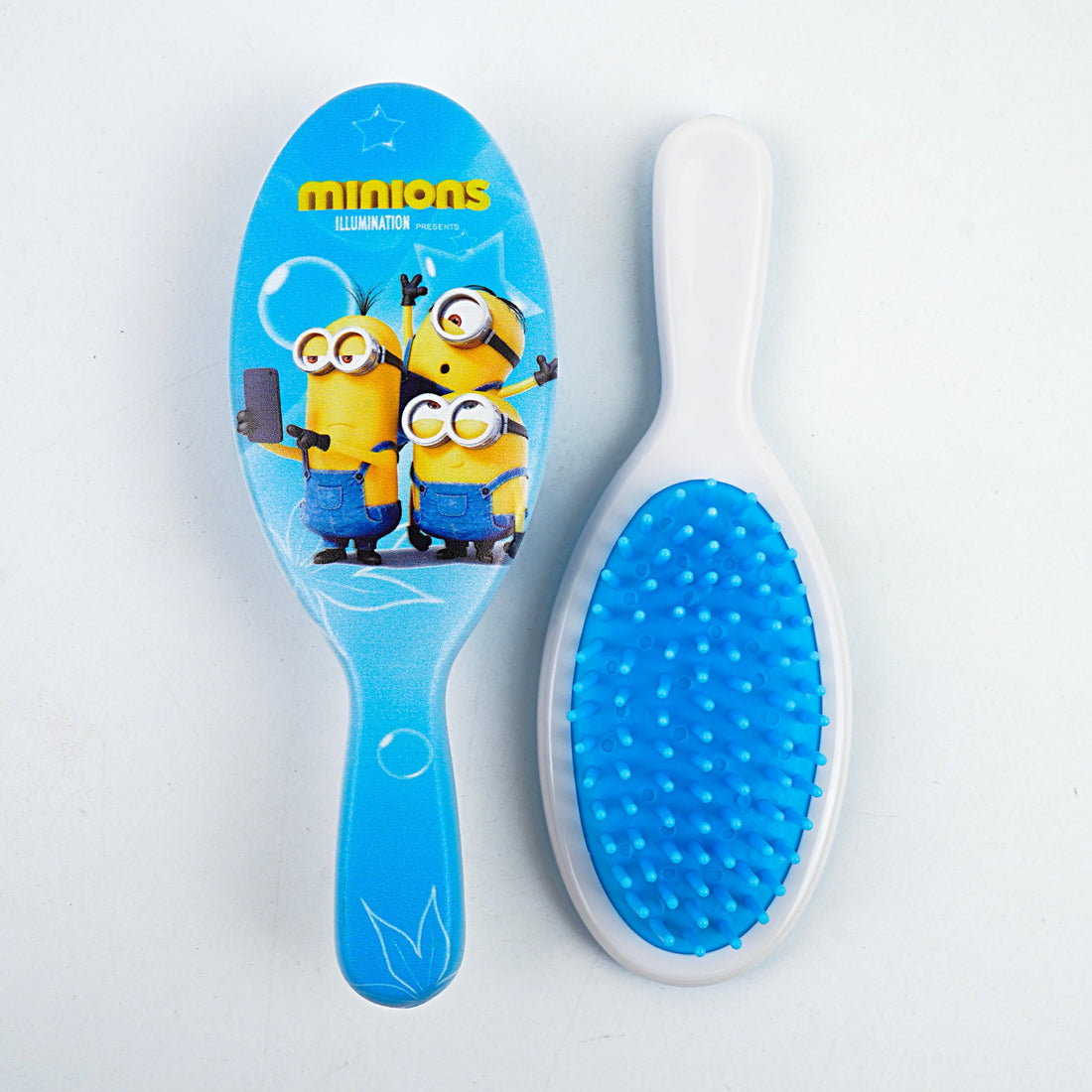 Kids Hair Brush - Sky Blue, Yellow, Orange & Blue