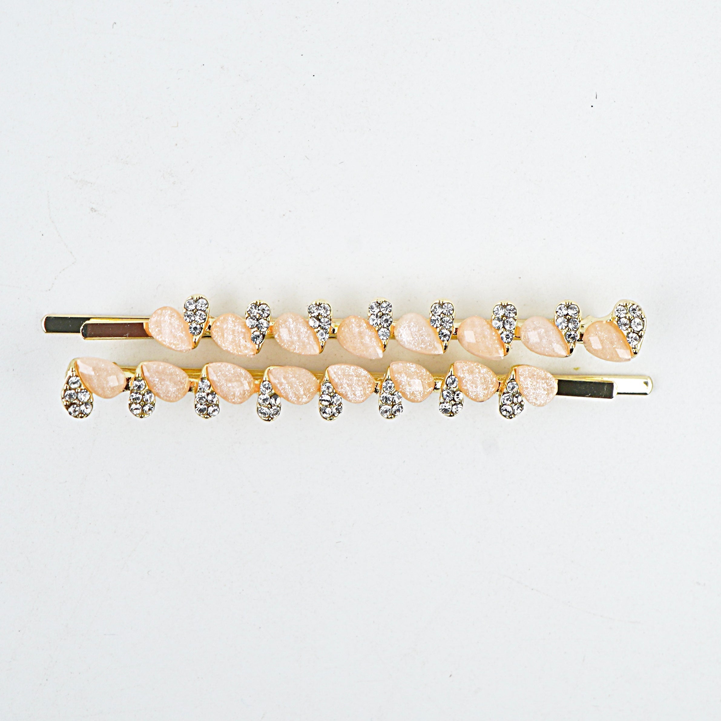 Metal Hair Clip - Lemon, Yellow, Off White & Green