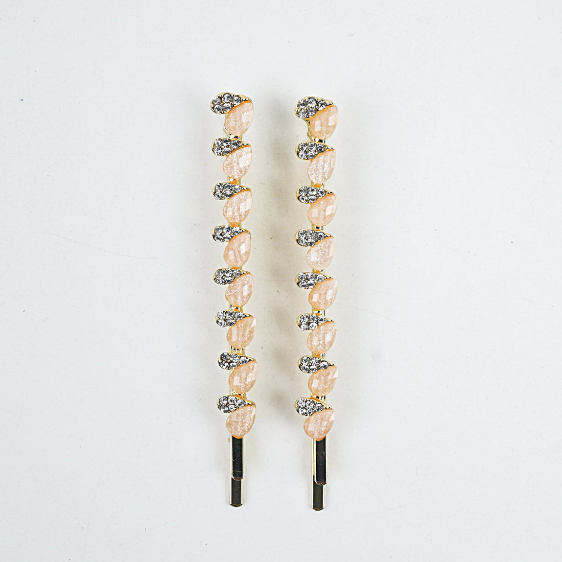 Metal Hair Clip - Lemon, Yellow, Off White & Green