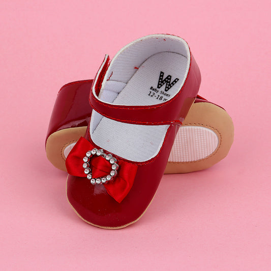 Red PU Leather Shoes fits Mellchan 14.5inch Baby Dolls Dress Up - Trang trí  nhà cửa