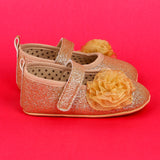 Baby Shoes Color Golden