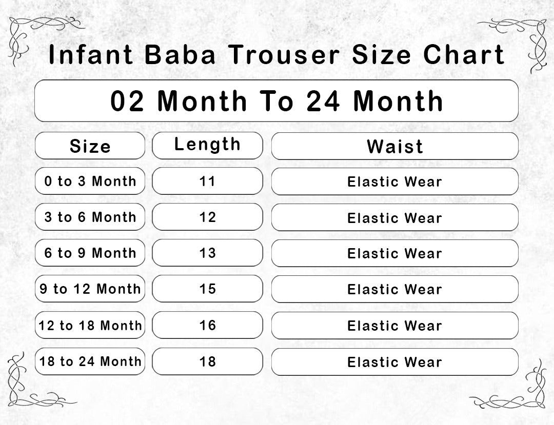 Infant Baba Denim Pant Color Charcoal